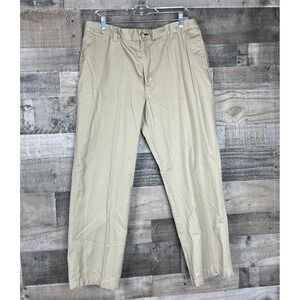 Duluth Trading Khaki Pants Mens Size 36 x 30‎ Beige 100% Cotton Slash Pockets
